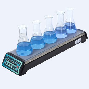 5 / 10 / 15 Station Heated Magnetic Stirrer with Microprocessor & Brushless Motor MS HP5M/MS HP10M/MS HP15M
