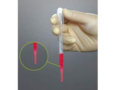 The orifice can be heat-sealed for easy carrying of liquids