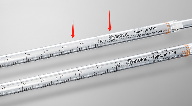 Designed with dual graduation markings, ensuring the pipet volume can be easily identified