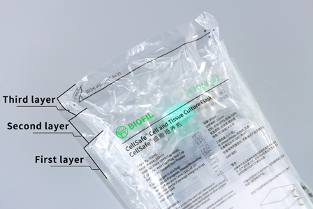 Triple Bagged packaging for medical use