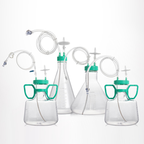 Closed System for  Erlenmeyer Flasks