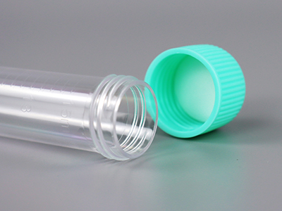 The 15 mL tube's cap comes with a leak-proof gasket