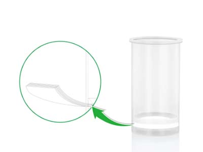 1 µm large-pore filter membrane offers strong permeability and prevents column clogging