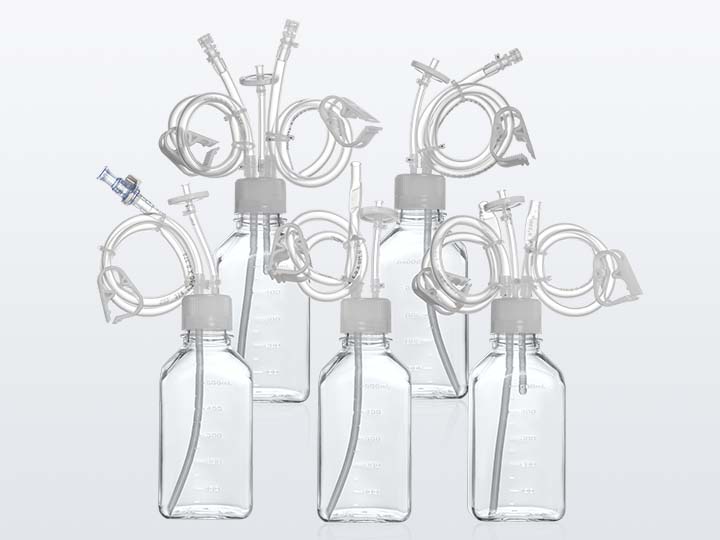 Closed System for Media Bottles