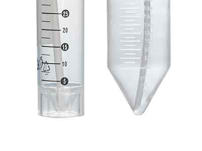 Inner tube can be extended to the bottom to ensure complete transfer