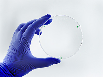 Built-in ventilation ribs