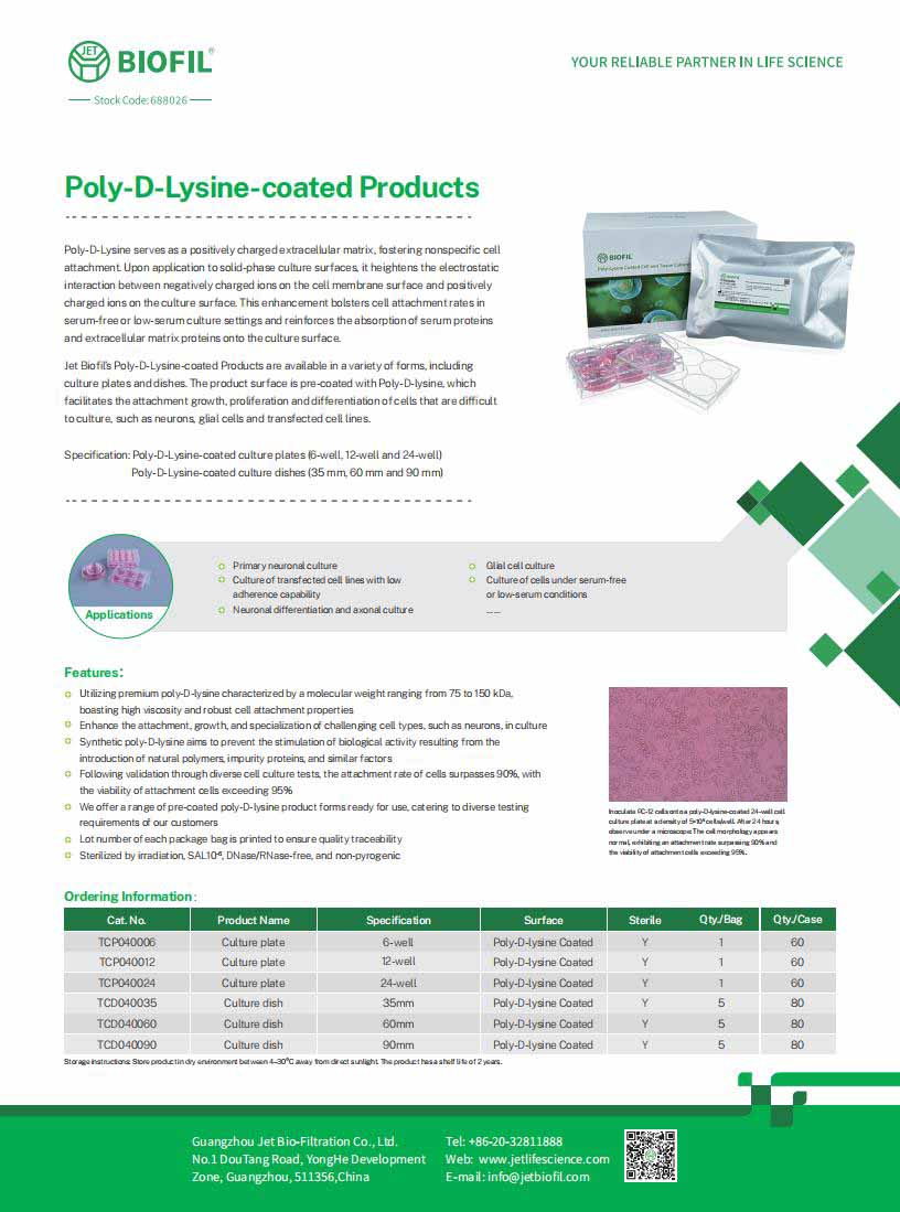 Poly-D-Lysine-coated Products