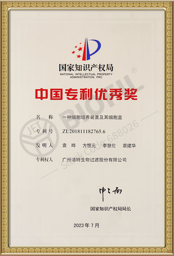 Excellent China Patent Award