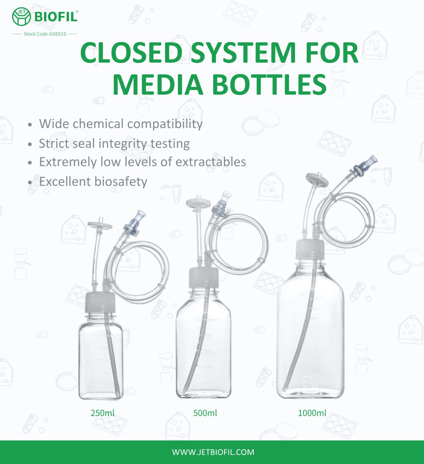 NEW | Closed System for Media Bottles