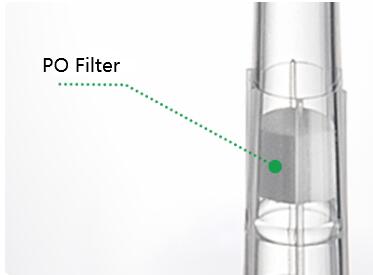 Filters reducing the risk of contamination